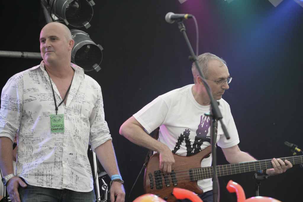 Dave Foss Vocals Steve Watts Bass Exhibit A Cambridge Rock Festival 2012 